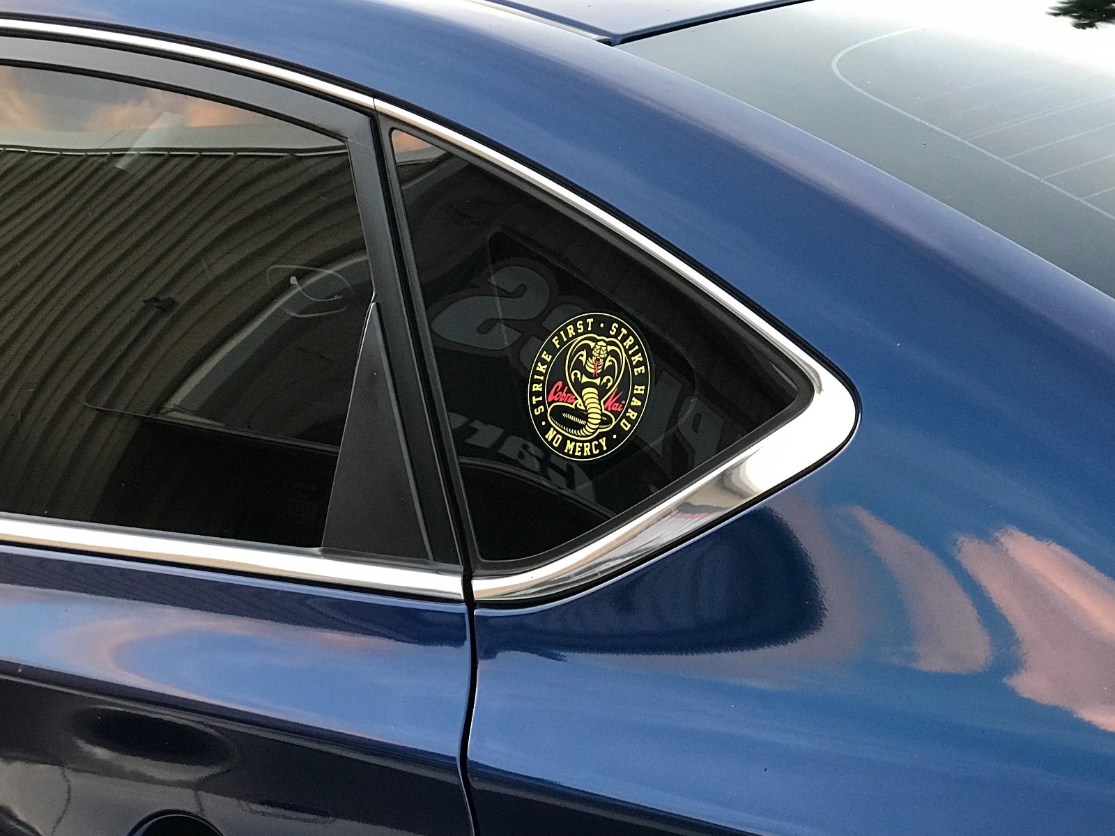 Cobra Kai Bumper Sticker Decal, Karate Kid Cobra Kia Window Sticker