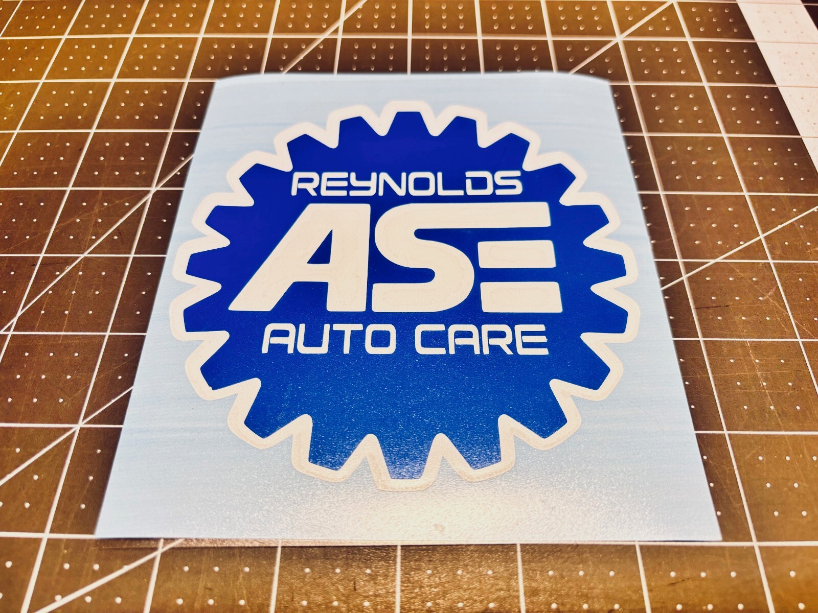 Personalized Automotive Repair Shop Vinyl Decal FREE Ship, Qty Discounts