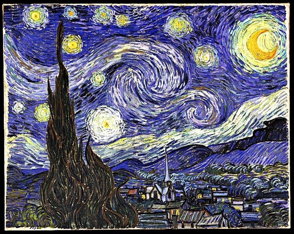 Vincent Van Gogh's Starry Night Sticker Decal