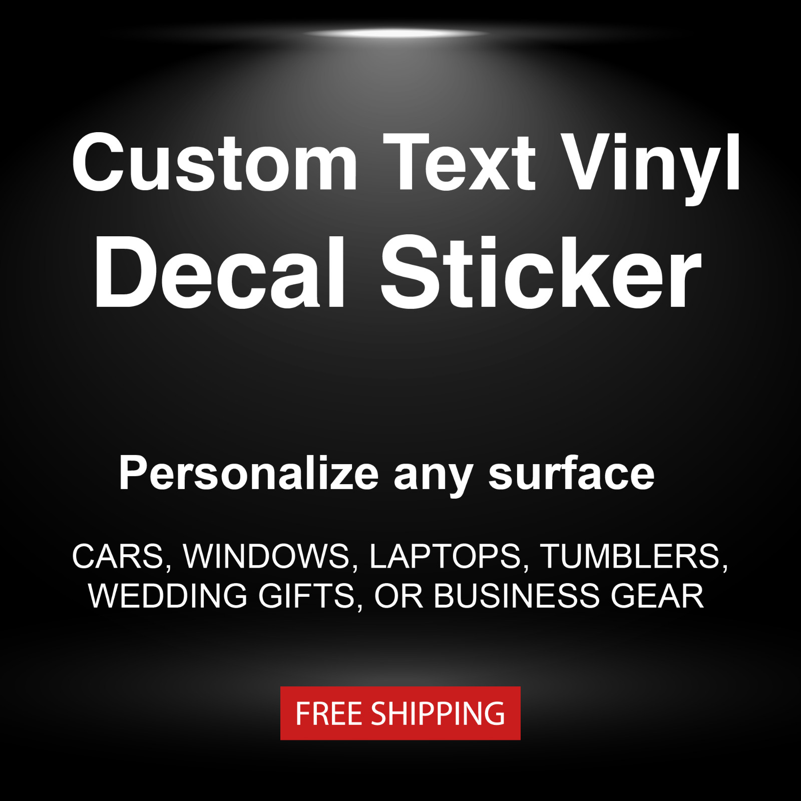 Personalized Name Decal – Custom Vinyl Sticker for Cars, Laptops, Bottles & More