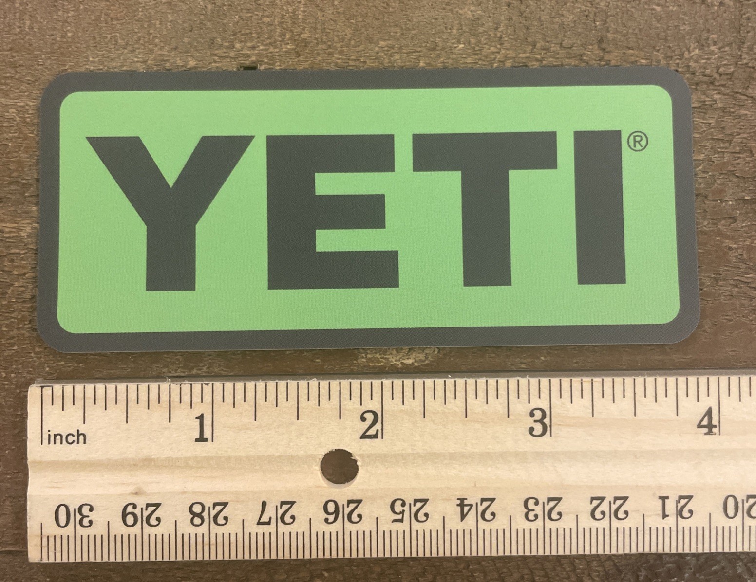 Limited Edition Yeti Green & Black Sticker Decal