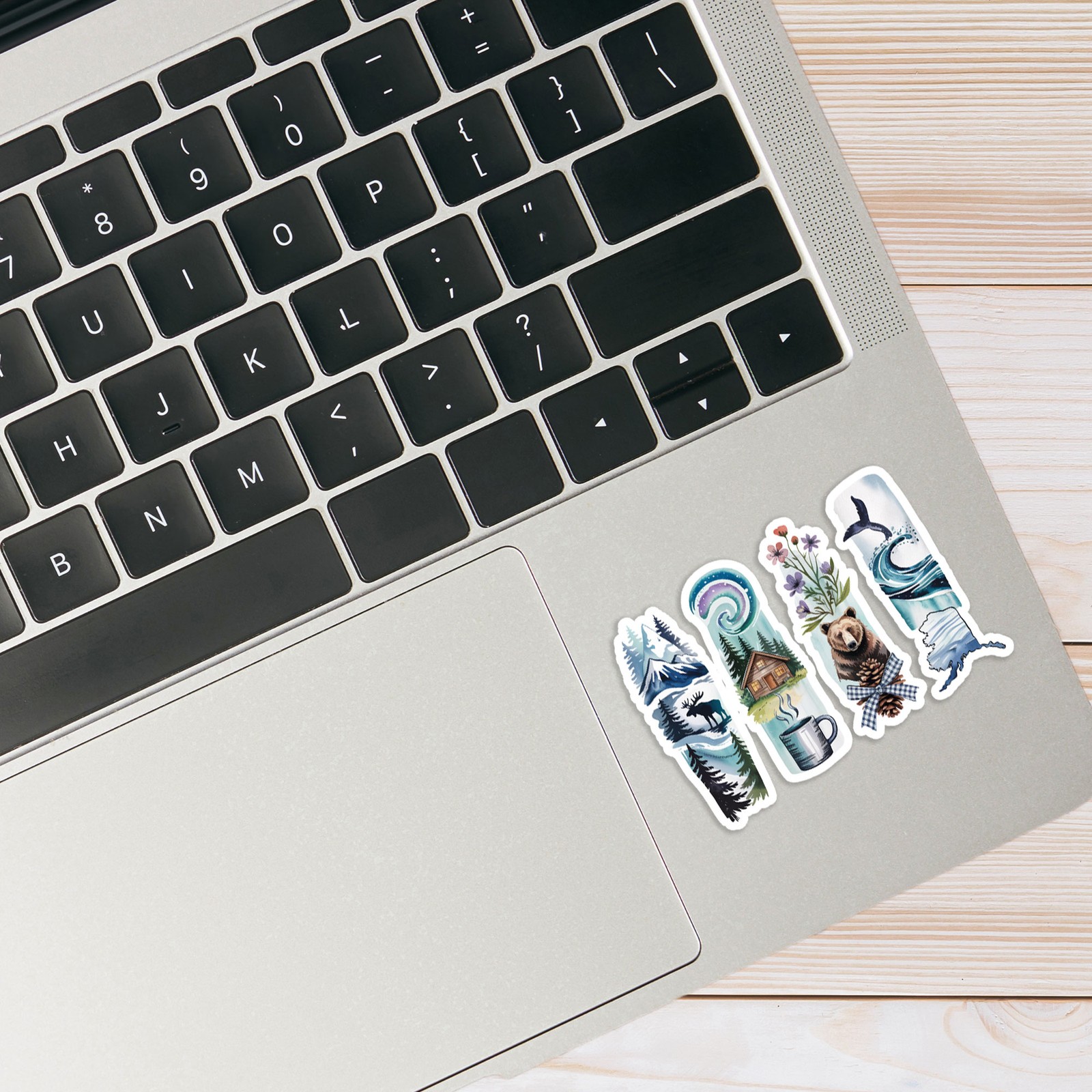 Alaska Brushstrokes – Vinyl Decal Sticker – Car Window Laptop – #1350