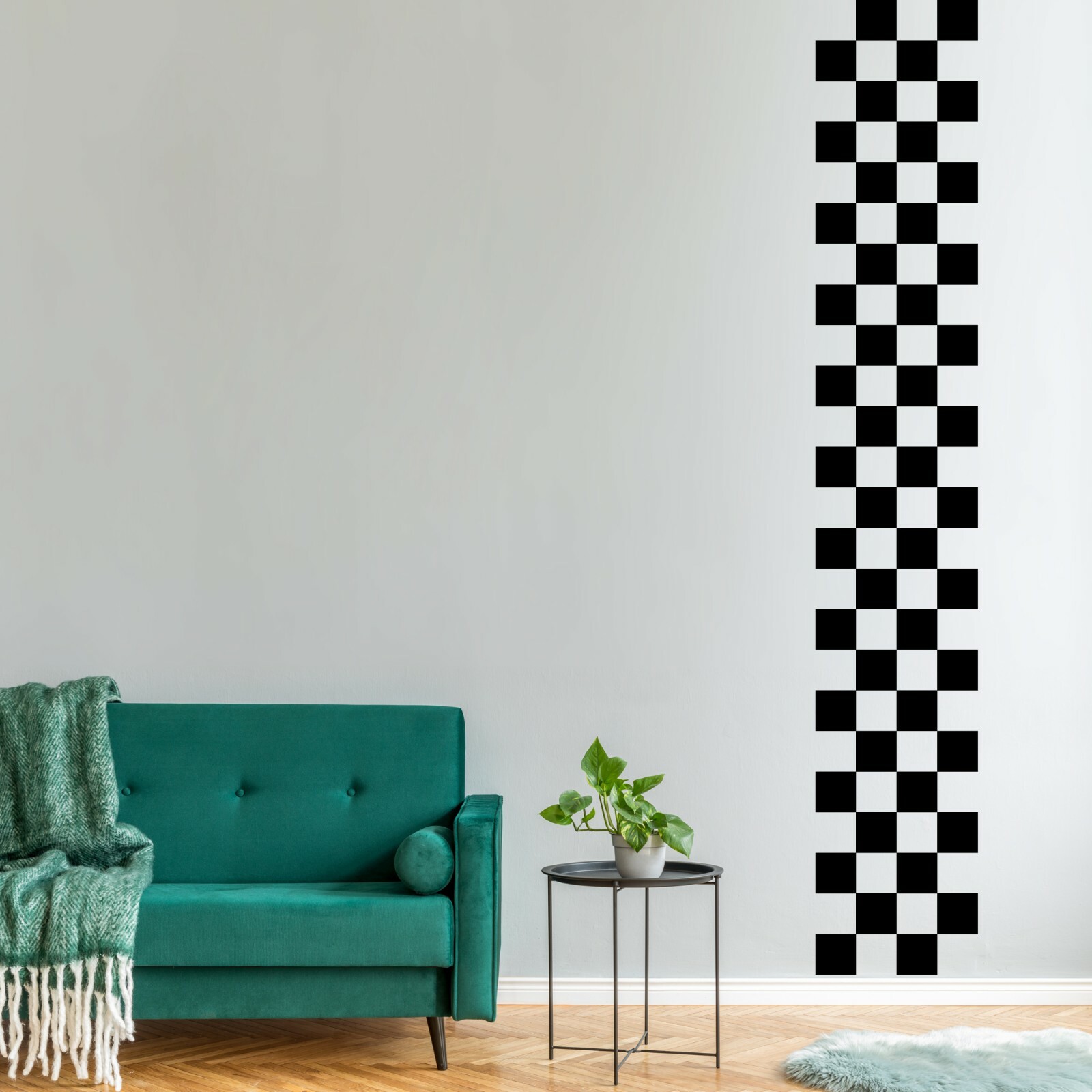 Checkerboard Pattern Wall Decal