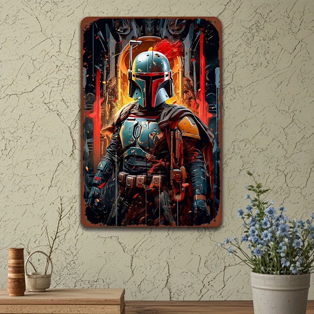 Tin Metal Signs 8×12 WARS Classic Movie Character Metal Wall Art – Durable Iro