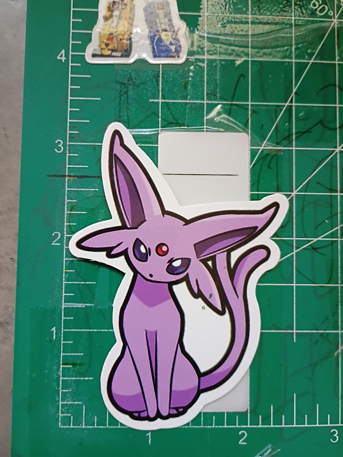 POKEMON STICKER X ESPEON D20 3X3 INCHES STICKER X VYNIL DIE CUT HIGH GLOSS X