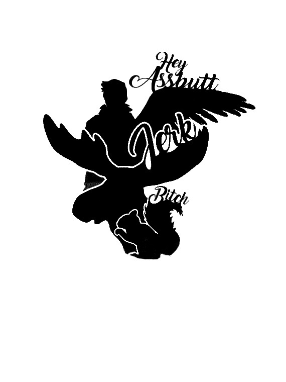 Vinyl Decal Truck Car Sticker Laptop – Supernatural Moose Squirrel