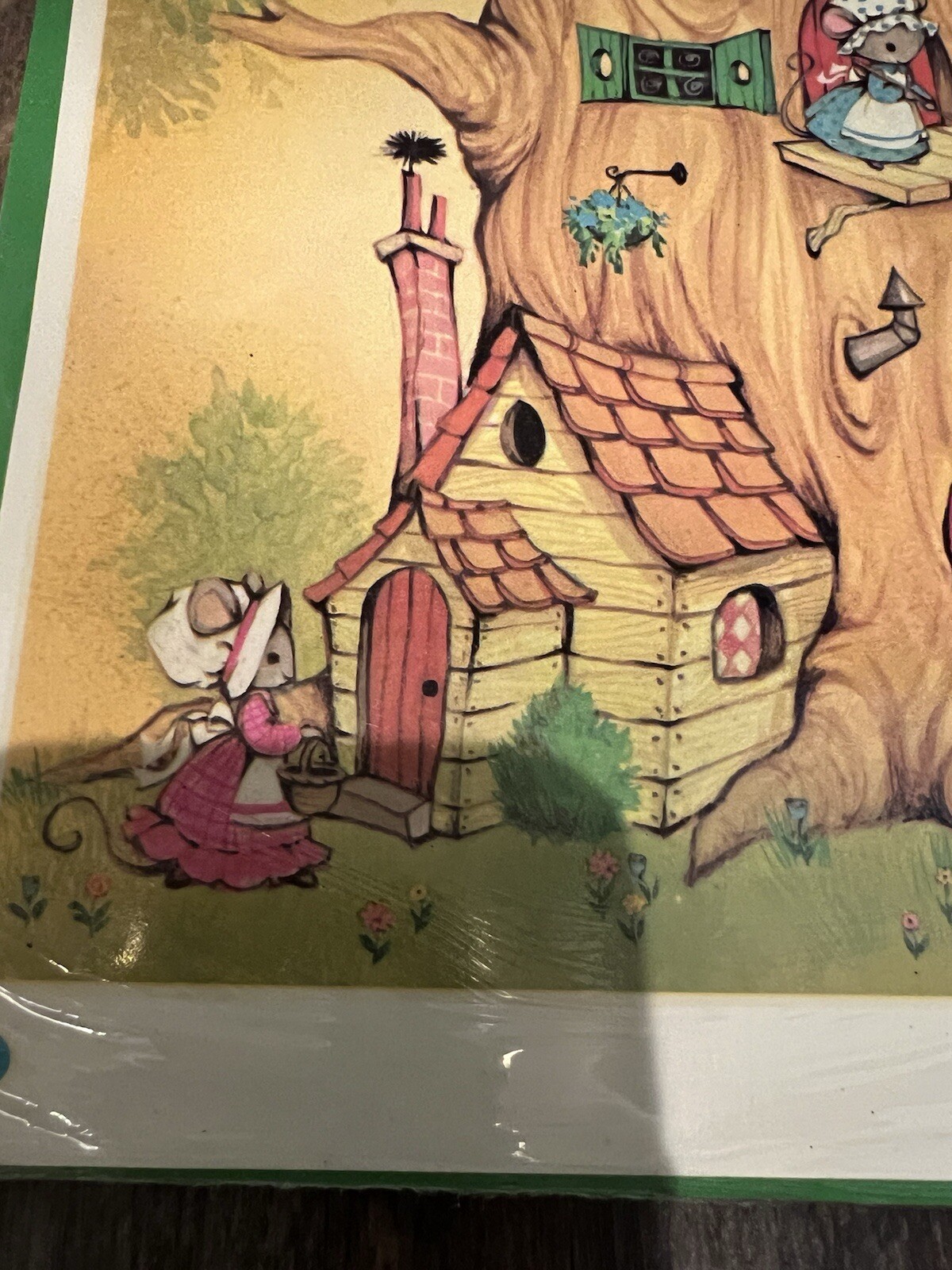 New Vintage Meyercord Decalart 0335 Mouse House Large Water Applied Decal