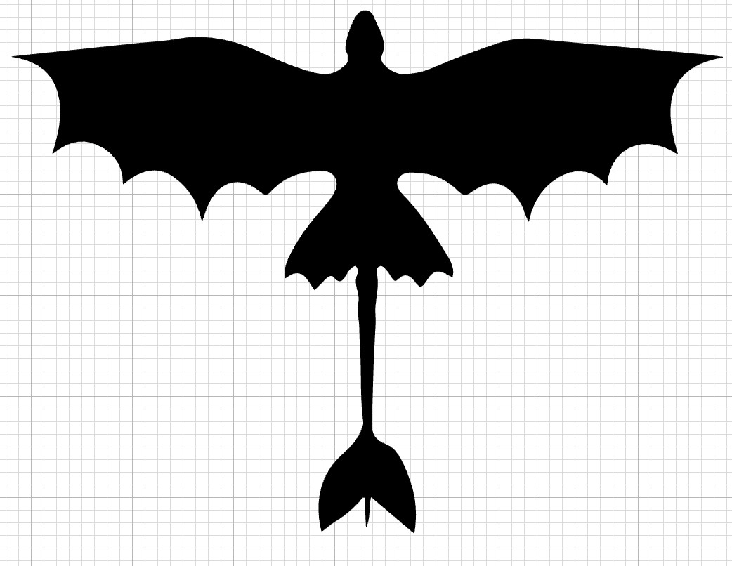 Toothless Dragon Flying Vinyl Decal