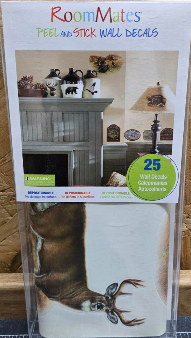 Hunting Wall Stickers Wildlife Peel & Stick Wall Decals Cabin Decor RMK1071SCS