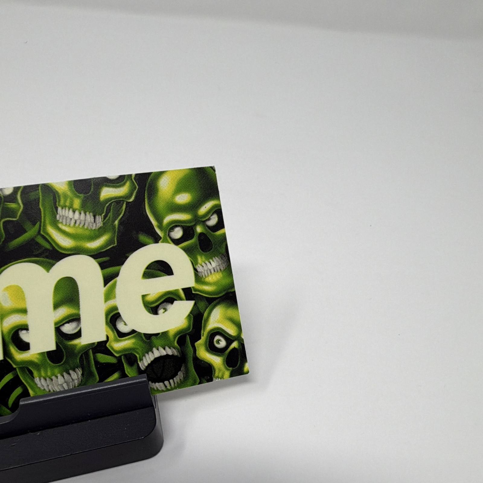 Supreme Skull Pile Box Logo Green Vinyl Sticker Skulls Theme for Door Wall Car