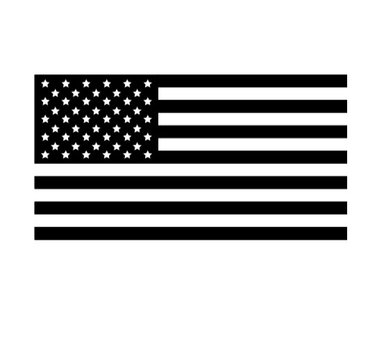 2 Pack-American Flag USA Vinyl Decal Bumper Sticker Patriotic Car Truck Window