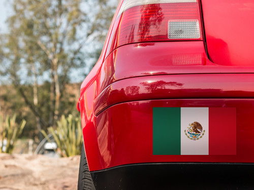 Mexico Flag Sticker Decal
