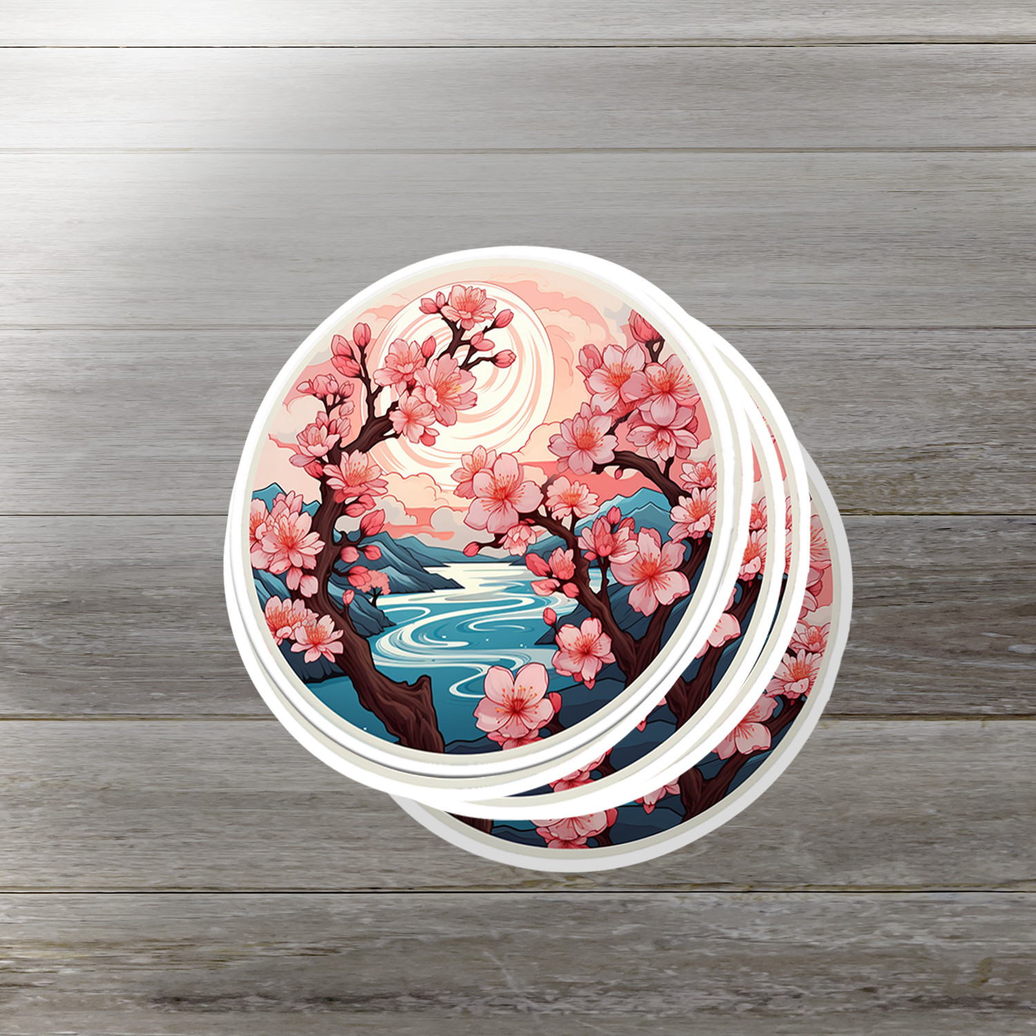 Cherry Blossom Vinyl Sticker – Embrace Nature's Beauty Anywhere You Go!