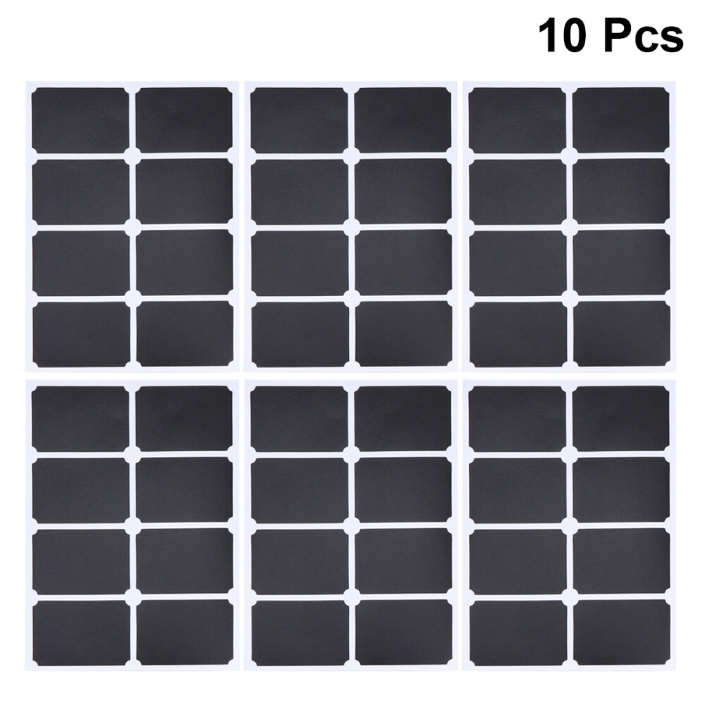 10 Sheets Custom Labels Fridge Organization Erasable