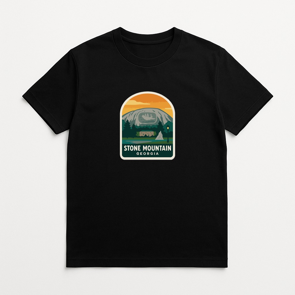 Stone Mountain Georgia Iron On Heat Transfer Vinyl HTV Die-Cut Symbolic Landmark