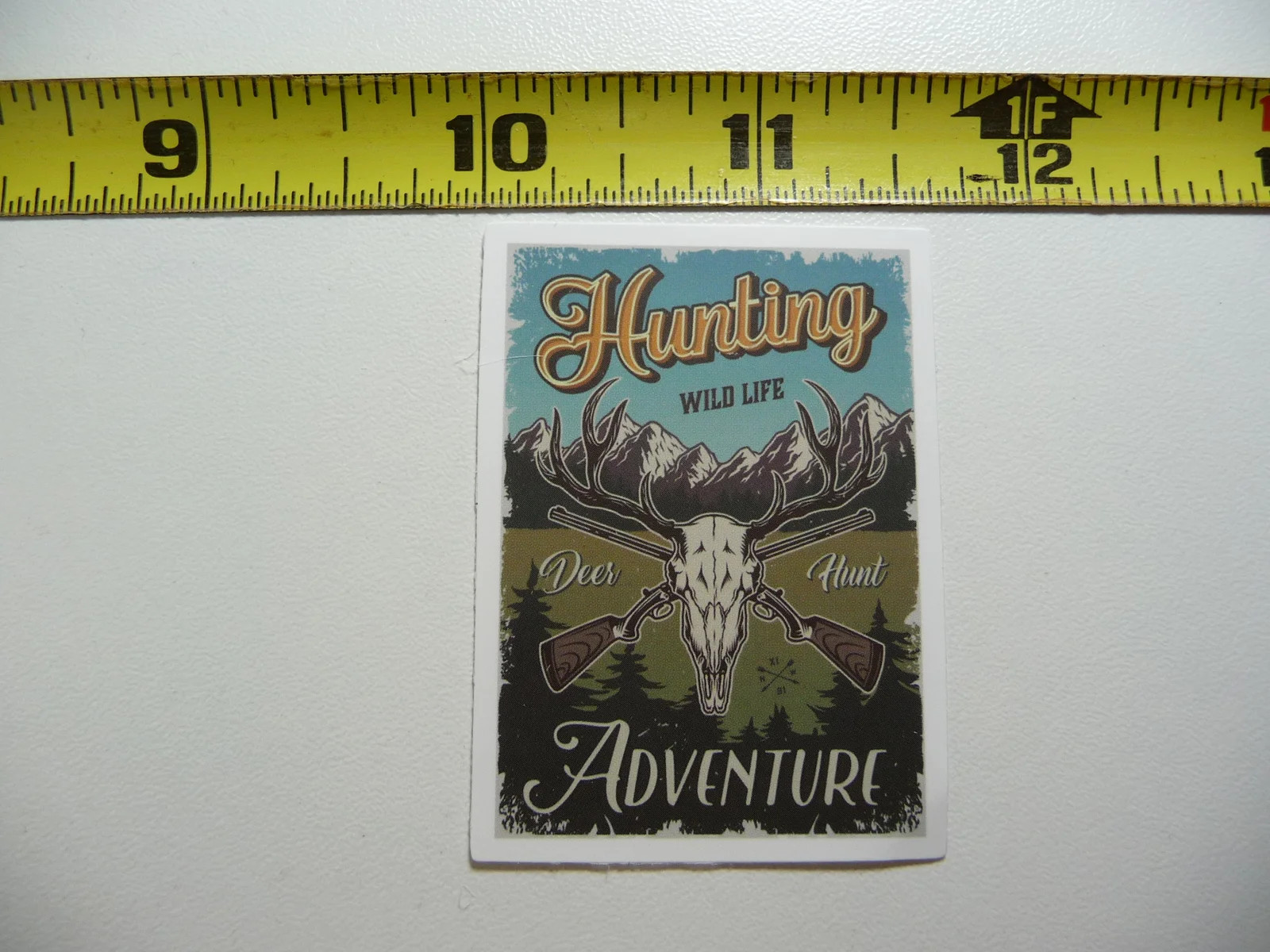 HUNTING ADVENTURE SMALL STICKER DECAL HUNT HUNTER WILDLIFE FUNNY