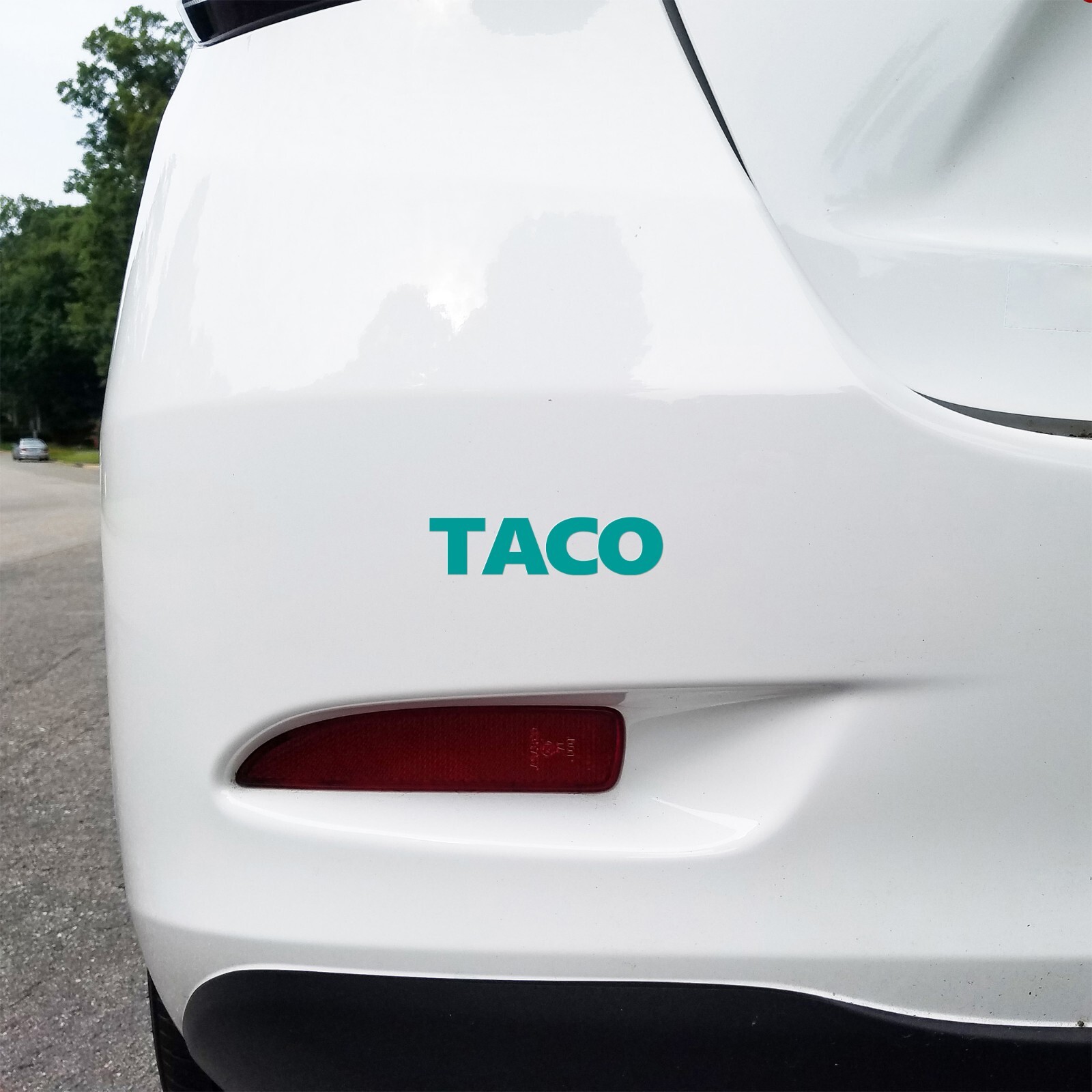 TACO Vinyl Decal Sticker V1 – Always Chickens Out Funny Protest Political Design
