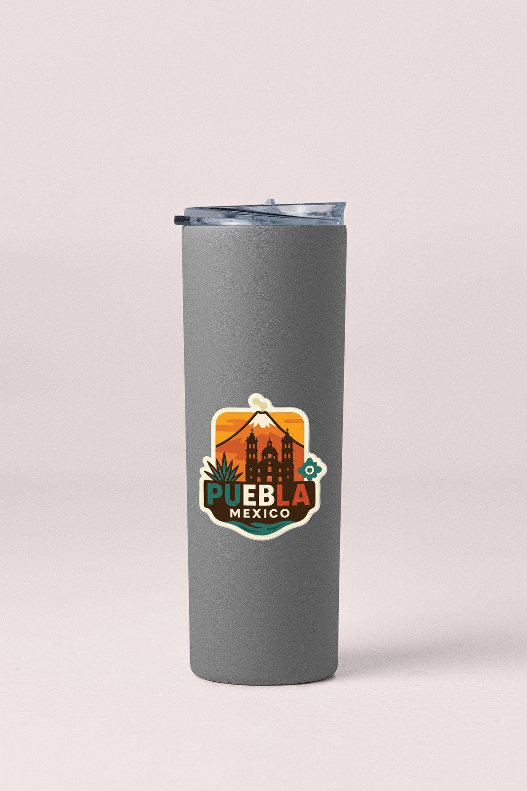 Puebla Mexico Sticker Decal Vinyl Die-Cut City Skyline Landmark Design