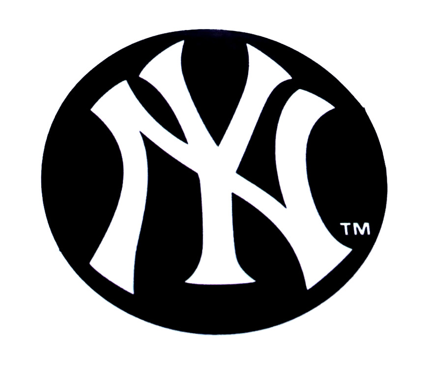 NY YANKEES – Logo Die Cut Sticker Decal Sports MLB Baseball New York Yankees