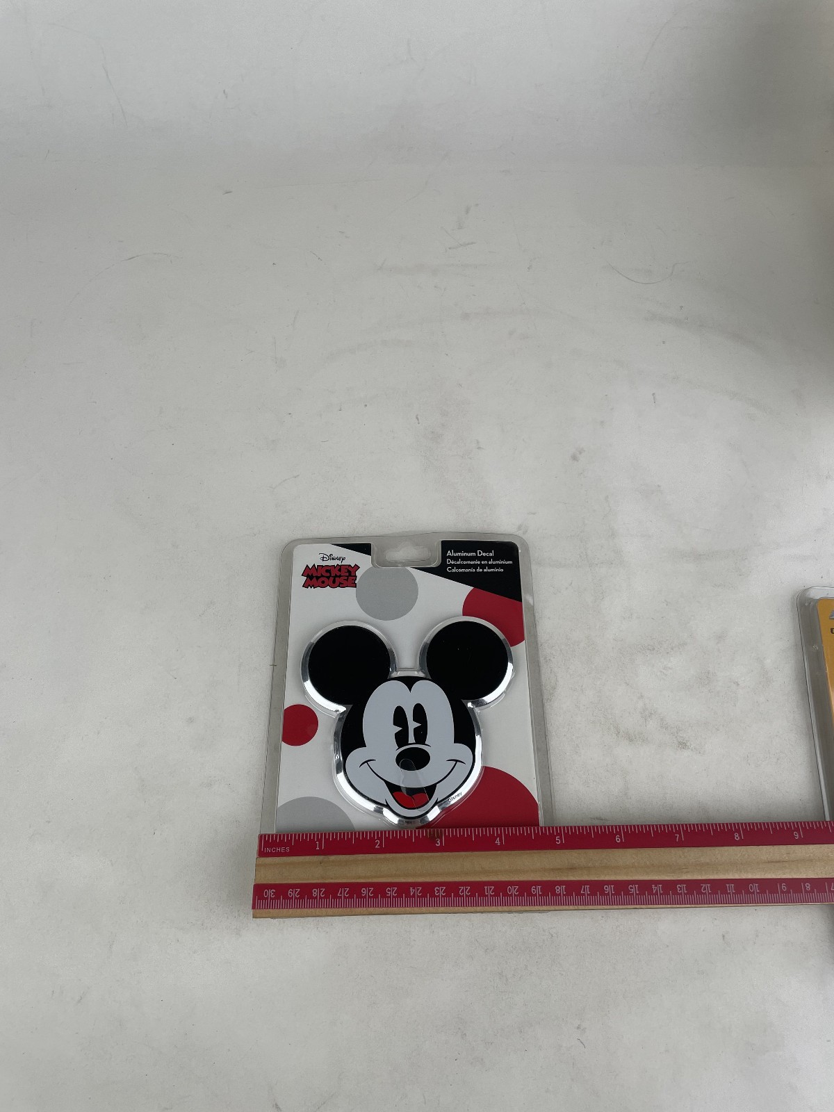 Official Licensed Disney Micky Mouse Aluminum Color Emblem Decal 2 Pak Set