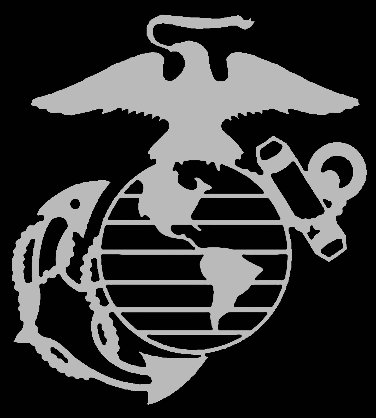 EGA USMC Eagle Globe & Anchor VINYL DECAL STICKER USMC Marine Insignia Military
