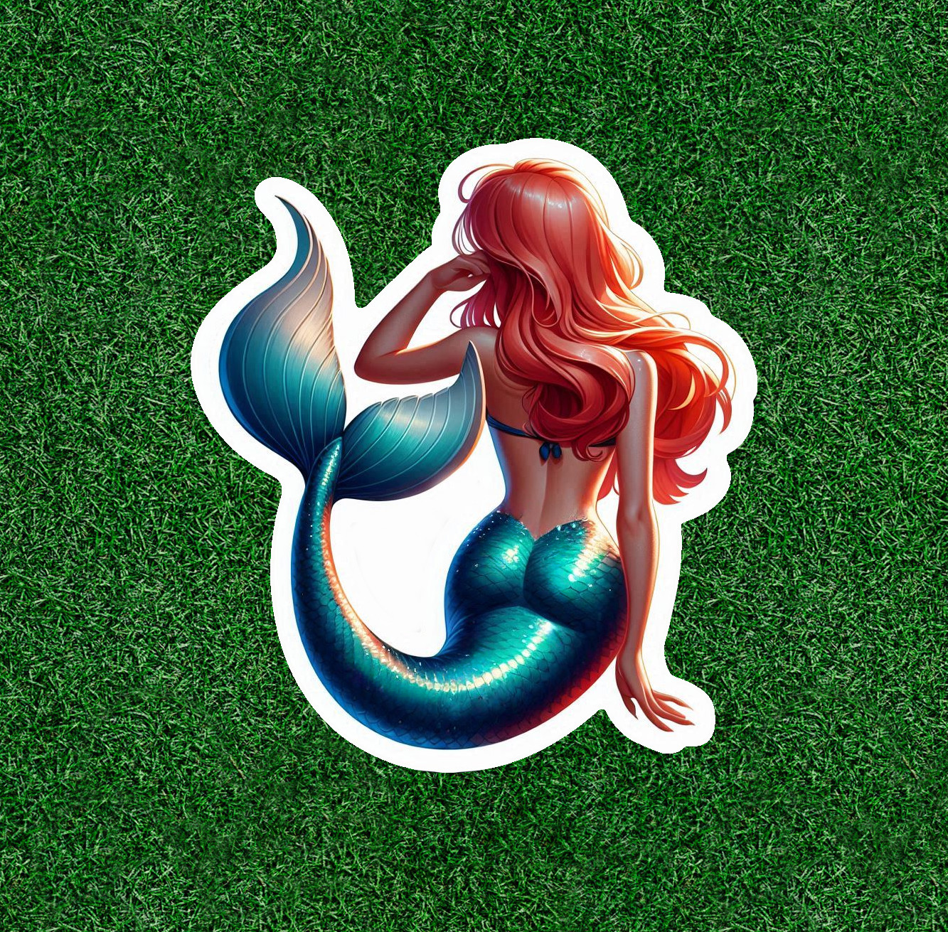 Beautiful Mermaid 100% waterproof vinyl sticker decal – many sizes available