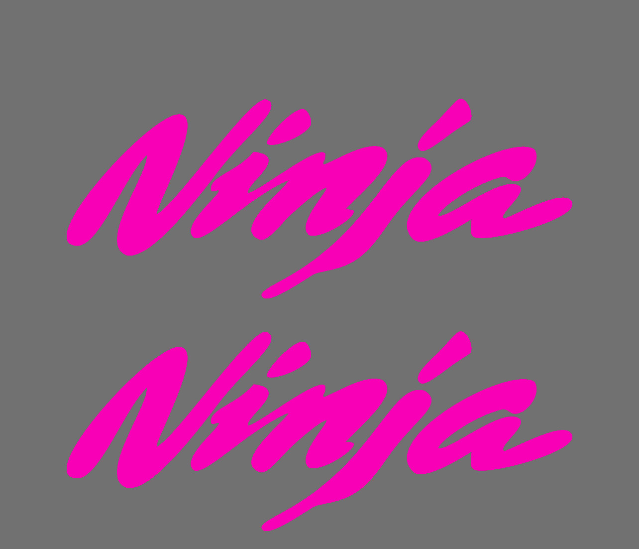 (2) Decal for Kawasaki Ninja Motorcycle Sport Bike Fairing Vinyl Sticker Graphic