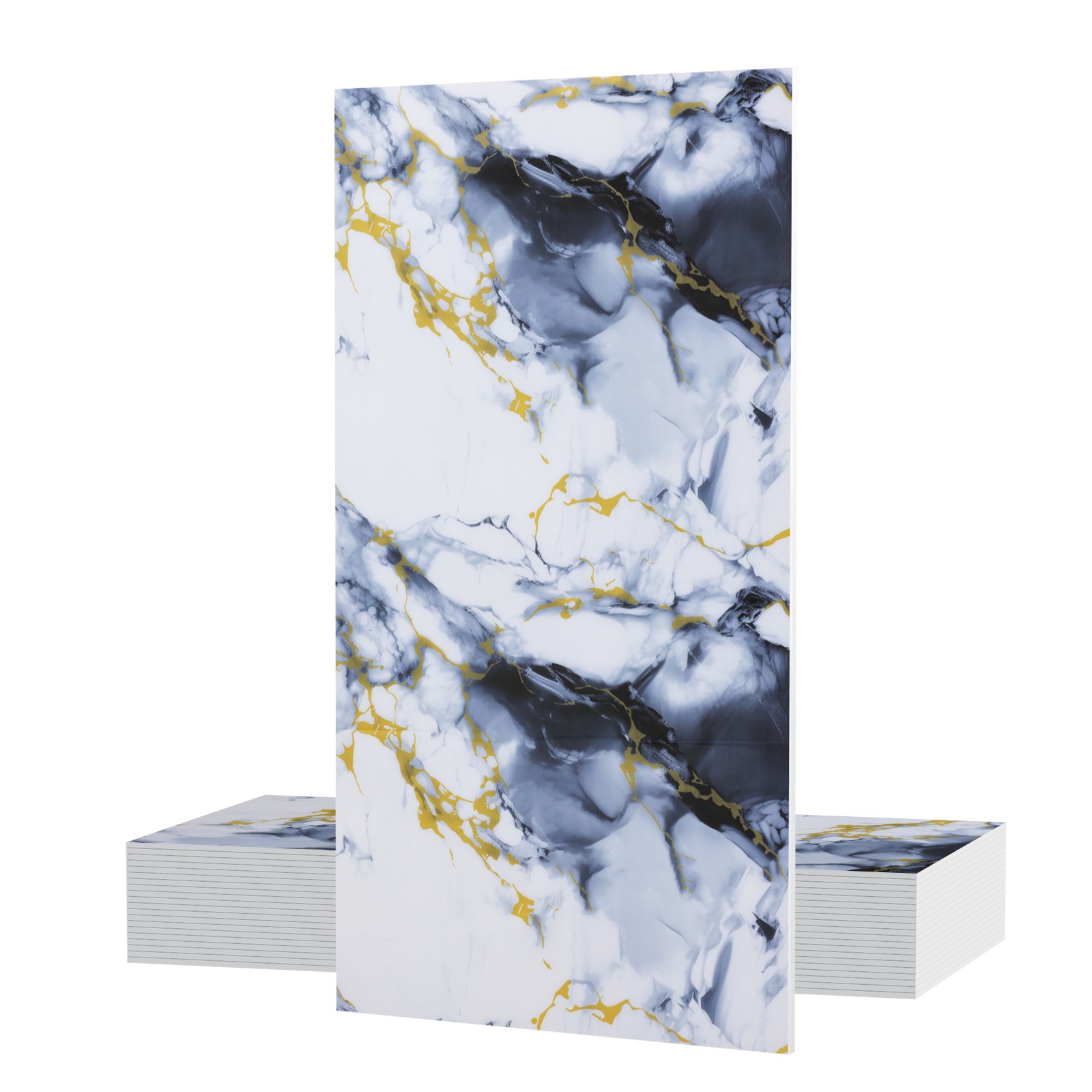 40PCS Marble Peel and Stick Wall Panels Waterproof Self Adhesive for Home Decor