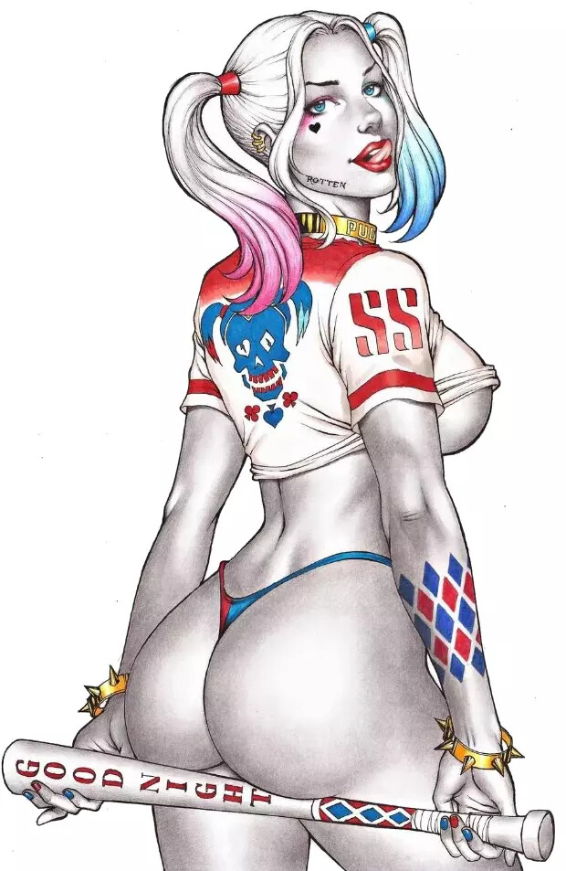 Harley Quinn sticker dc comics suicide squad weatherproof bumper vinyl decal