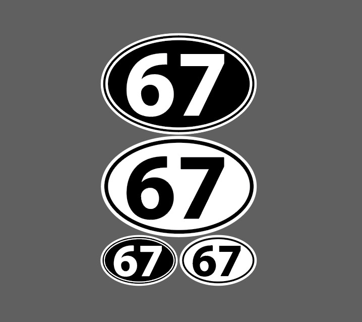 67 Decal Sticker Meme Trending Trend Post 6 7 Mid Beep Teen Gift Get Lost 4 for1