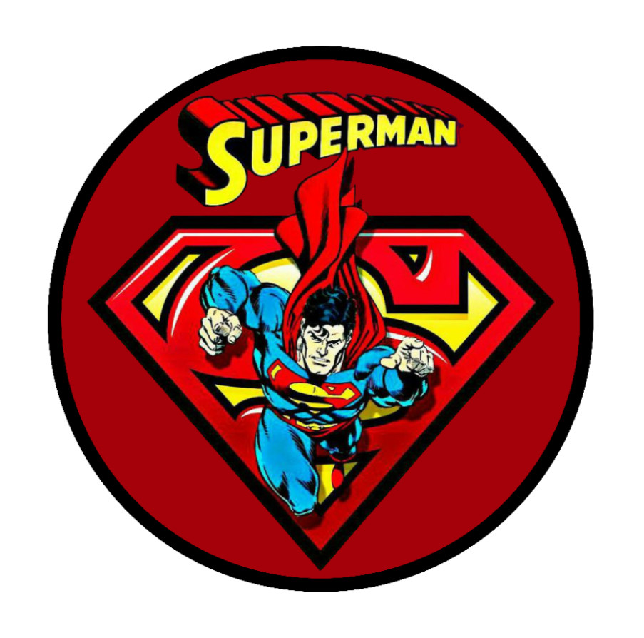 Superman (Red) – 4" Vinyl Decal Sticker Car Cooler Laptop Truck Smoker Trailer
