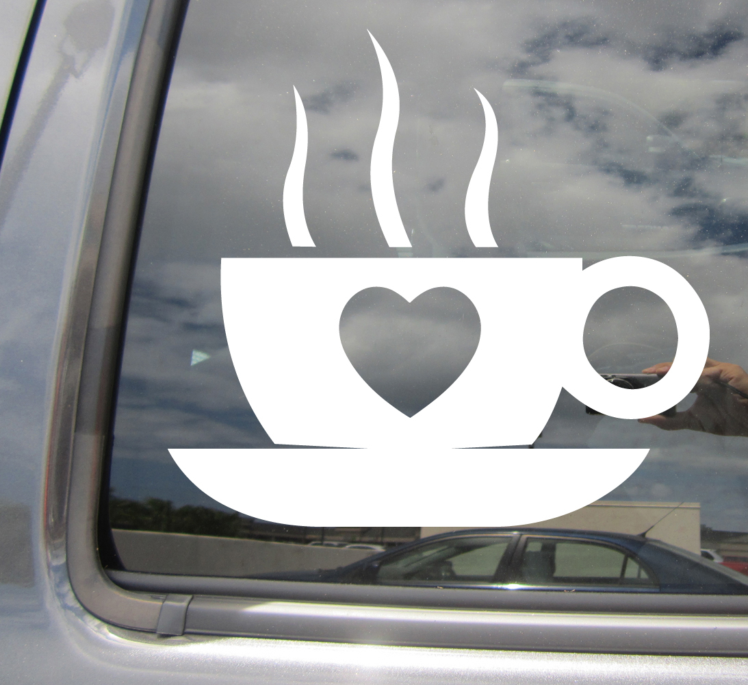 Coffee Lover – Mocha Black Cappuccino – Car Vinyl Die-Cut Decal Sticker 10023