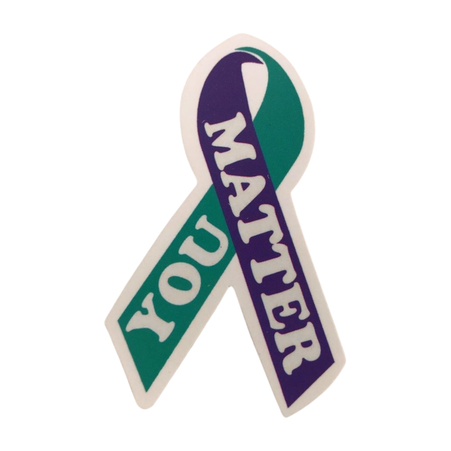 Mental Health Sticker: 'You Matter' Ribbon