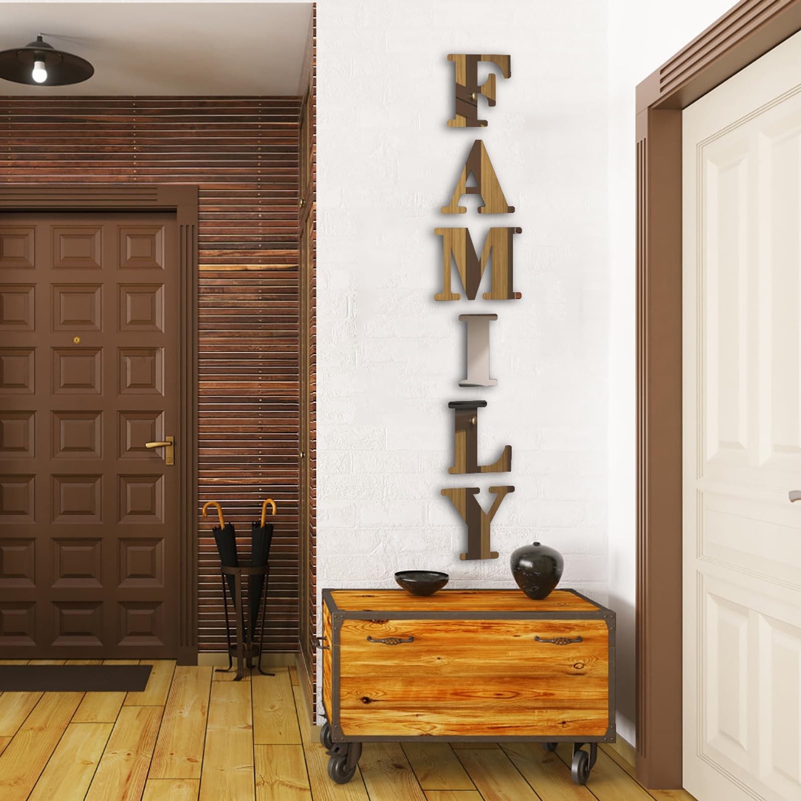 Wall Decor Family Letter Signs Home Decor Upgrade Mirrors Stickers Acrylic Wa…