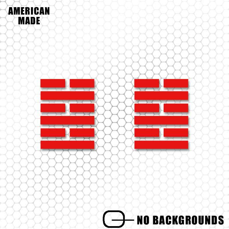 Arashikage Clan Sticker Decal Ninja for GI JOE Real American Hero Comic 2 pack