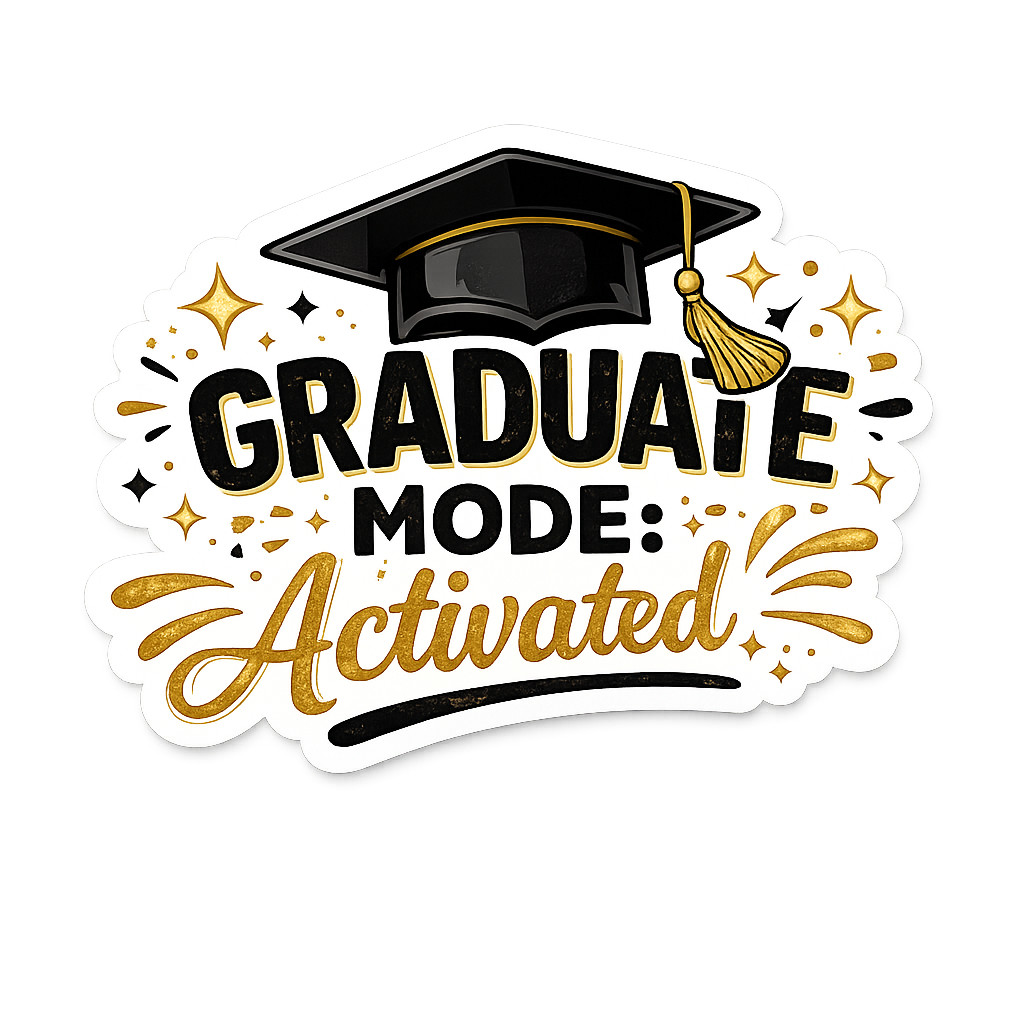 🎓 2026 Graduation Sticker Pack Vinyl Decals Class of 2026 Graduate Gift Laptop