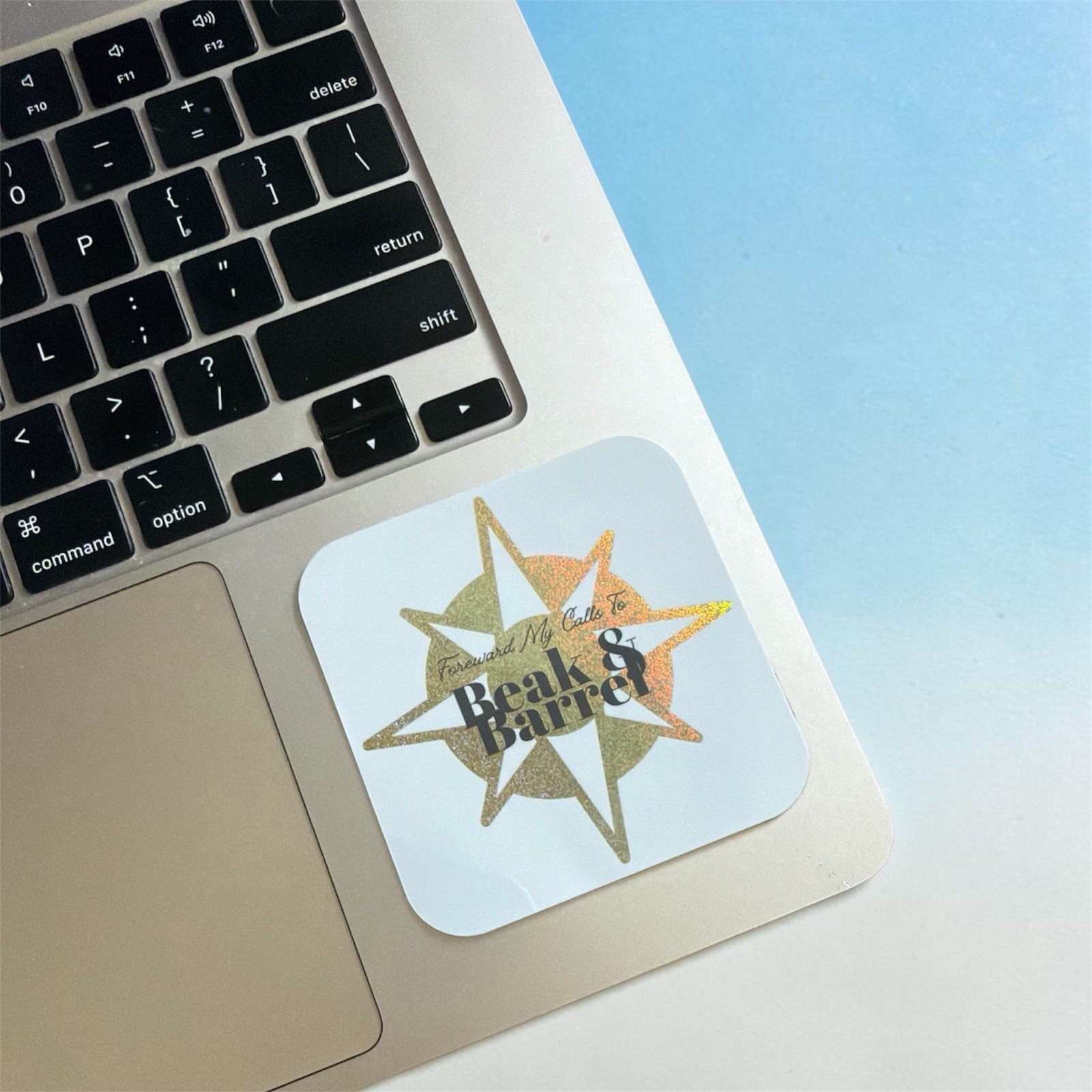 3×3 Beak & Barrel 3×3 Holographic Sticker Club Homemade FAST SHIP FREE SHIP