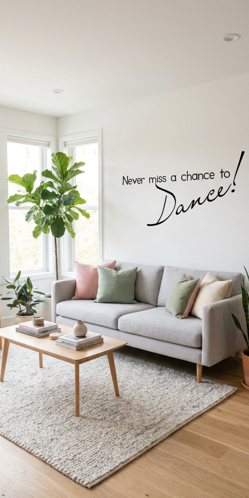 Never Miss a Chance to Dance Vinyl Wall Decal Decor Art Sticker Quotes art home