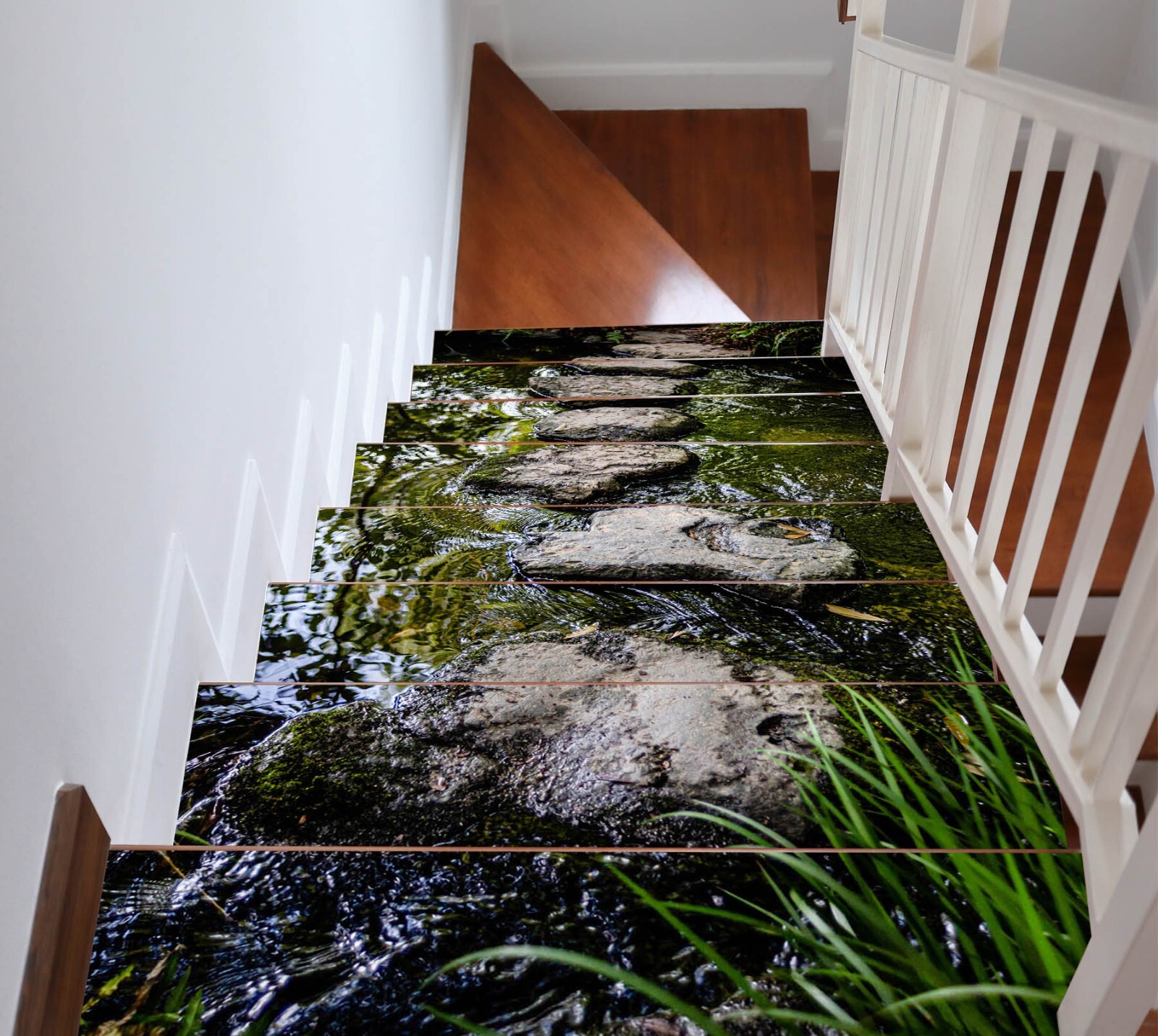 3D Stone Road W081 Stairs Risers Decoration Photo Mural Vinyl Wallpaper Vera