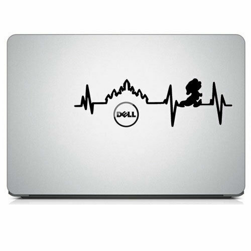 Dopey Heartbeat Lifeline Decal Sticker for Home Car Window Wall Door Laptop Mac
