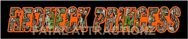 Camo Orange Redneck Princess Vinyl Decal Sticker southern 4×4 girl hunting
