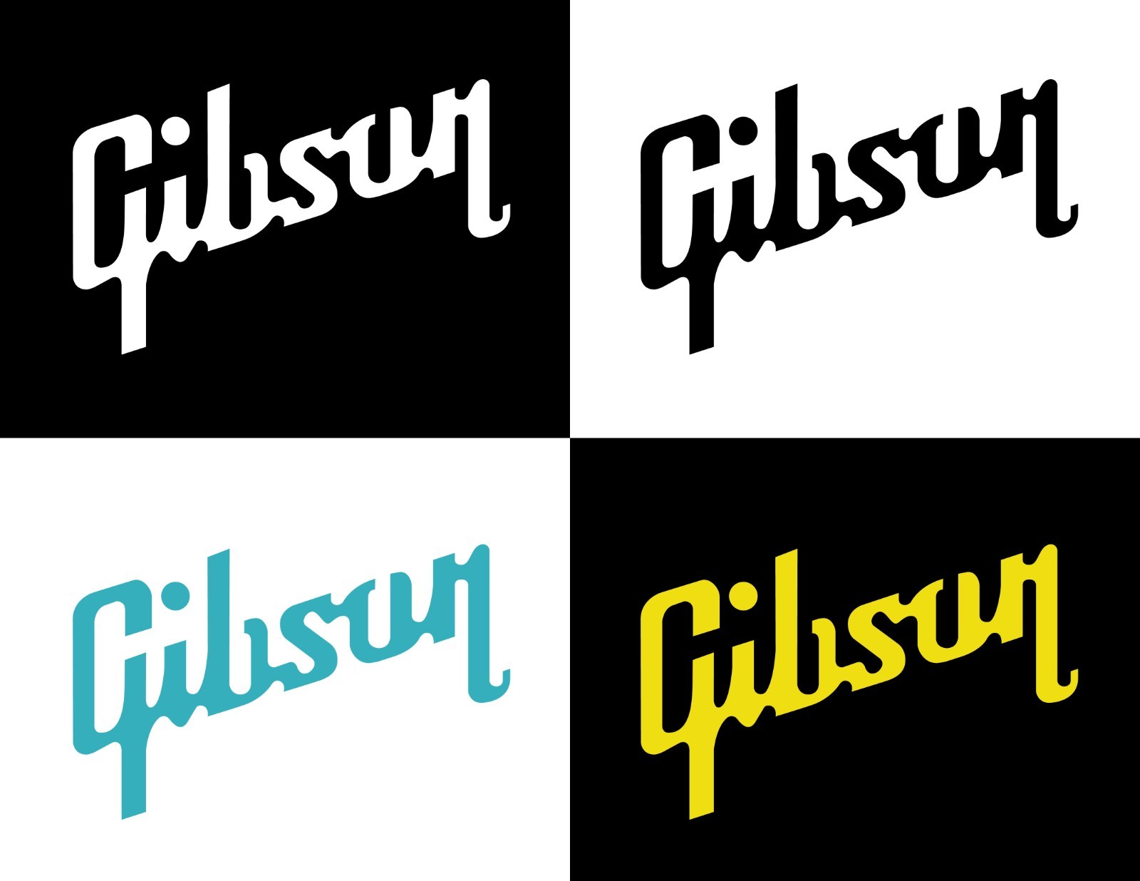 Gibson Guitar Logo Vinyl Decal