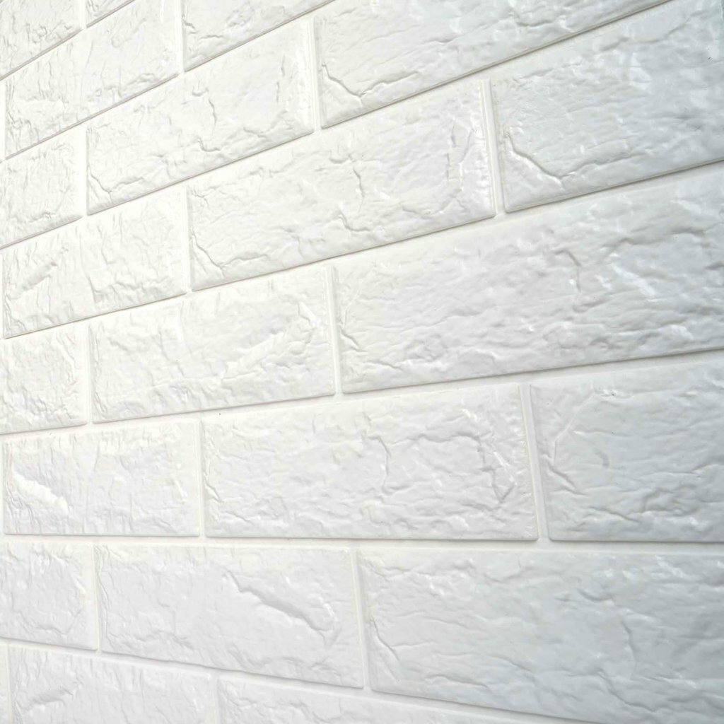 WALL PANELS 58 sq ft White Faux Brick Texture Waterproof Backdrop Decorations