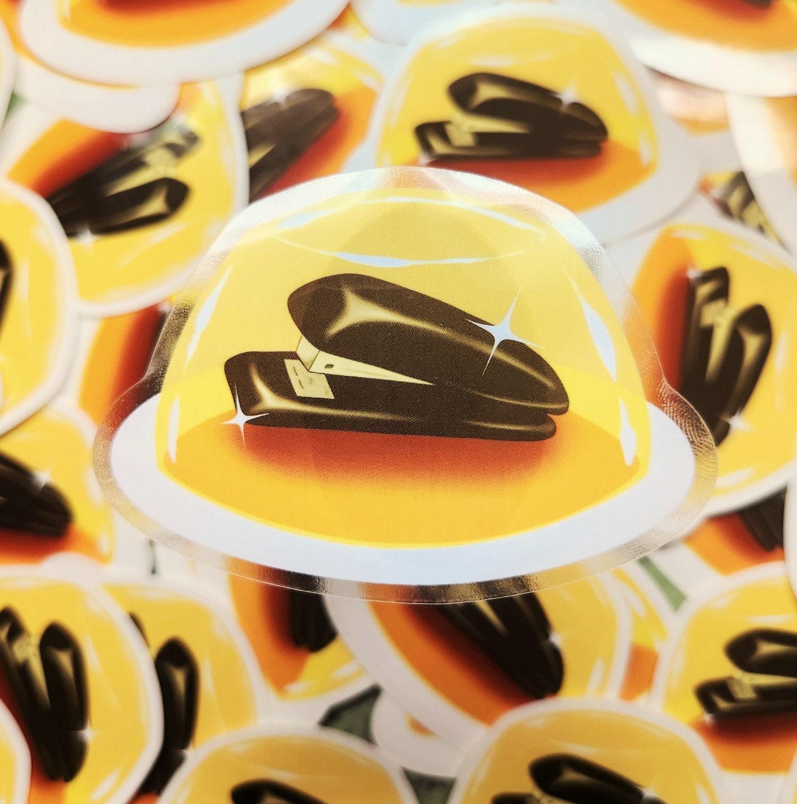 3.5 in. The Office Stapler in Jello Sticker