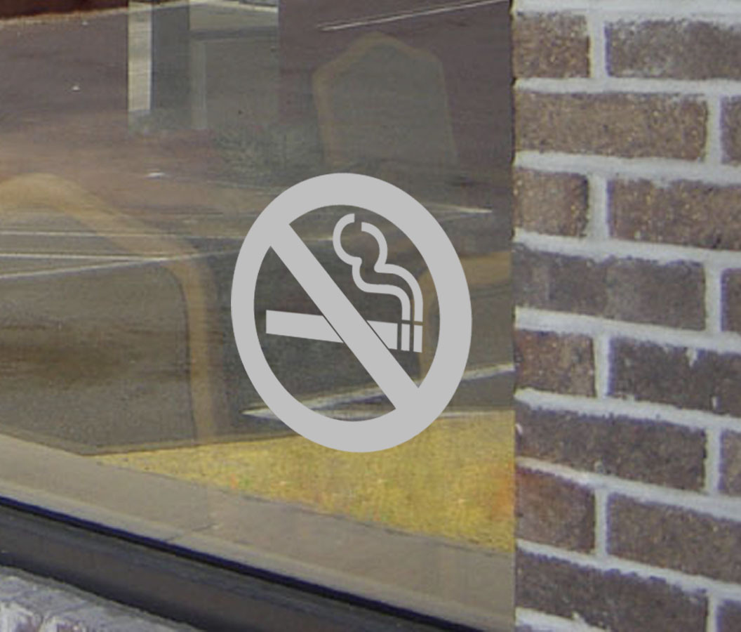 No Smoking Sign Design Vinyl Sticker Decal 5" inch w