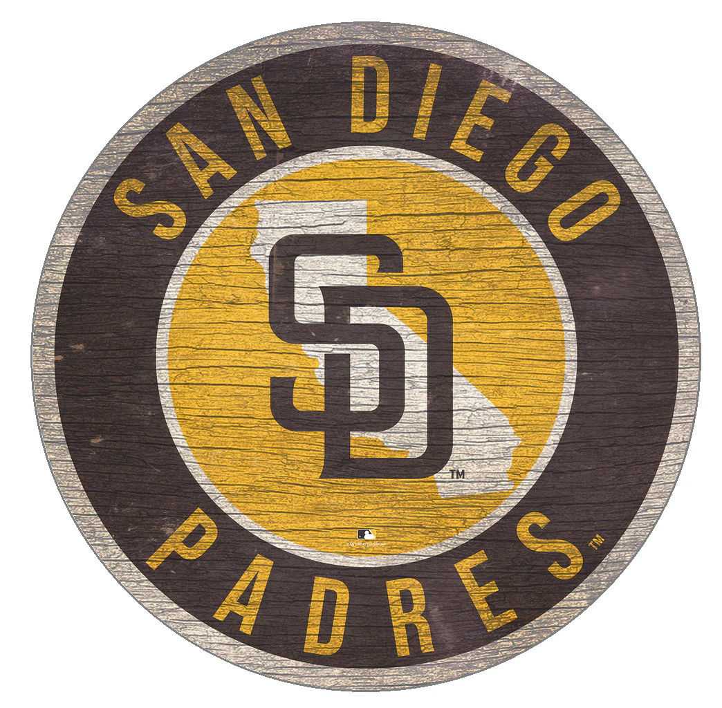San Diego Brown Gold Baseball Weather Resistant Vinyl Sticker/Decal 14