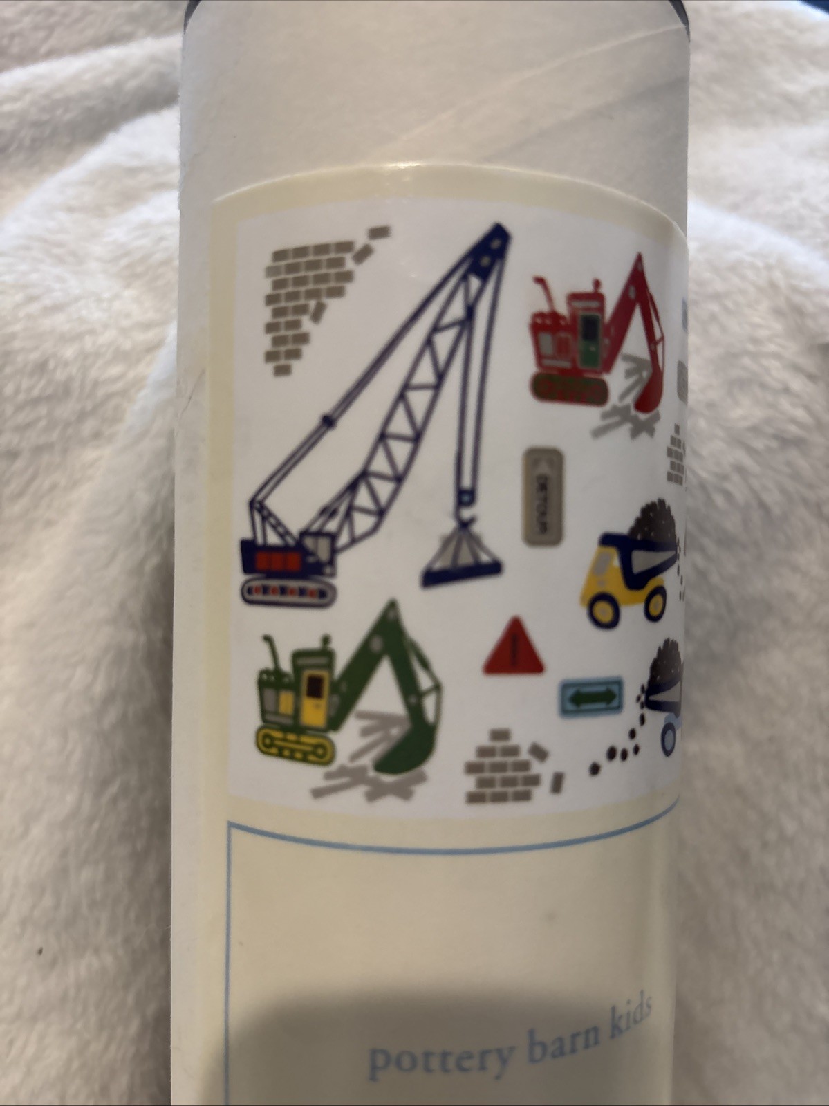 New Pottery Barn Kids Set of 14 Construction Trucks Wall Decals – New In Tube