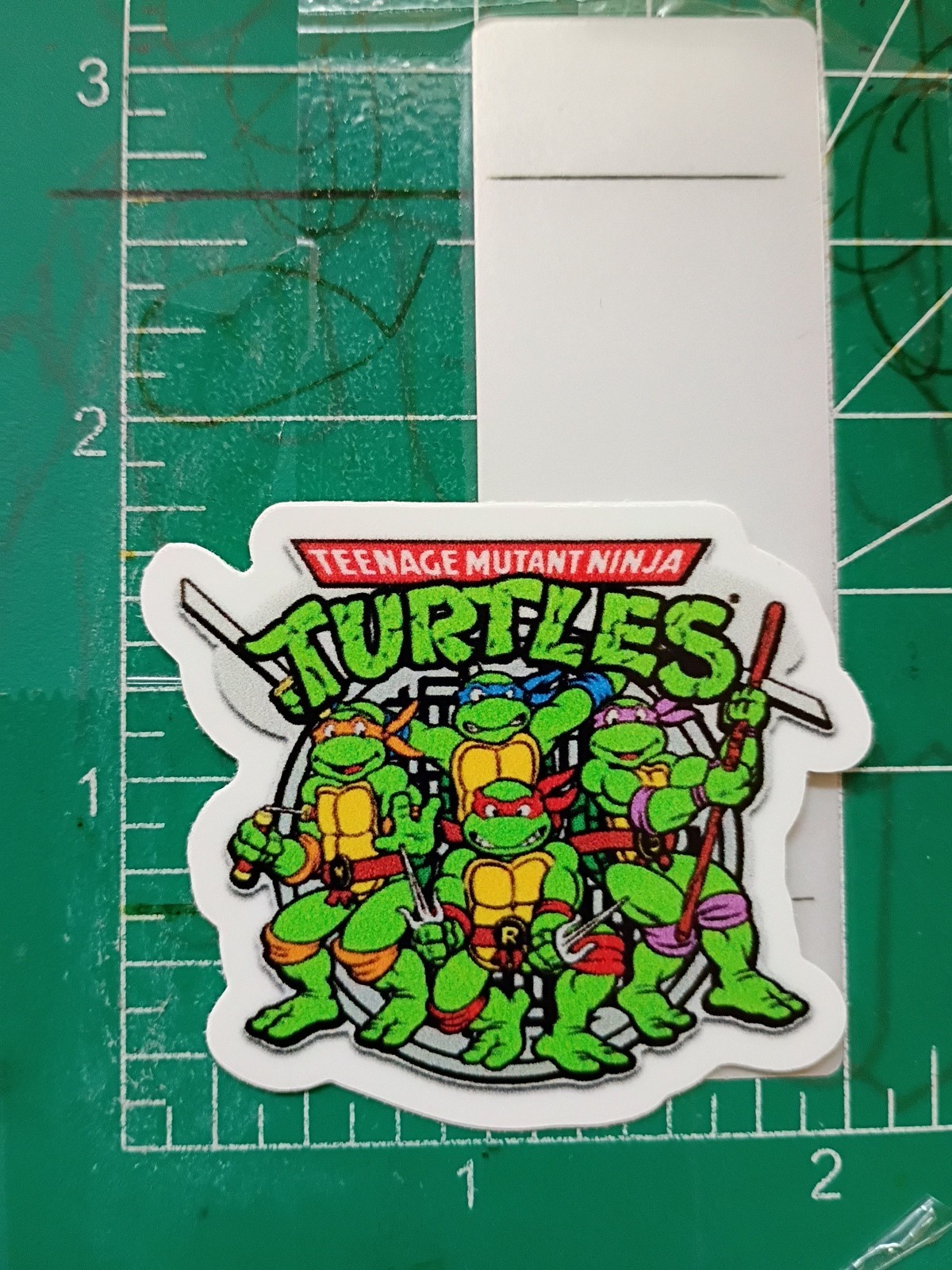 TMNT STICKER X 2×2 INCHES, VYNIL HIGH GLOSS STICKER X SMALL SIZE STICKER