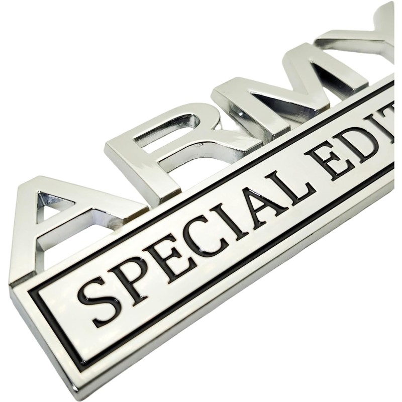 2pack Army Special Edition Emblems, Army Car Emblem 3D Badge Decal Car Truck SUV