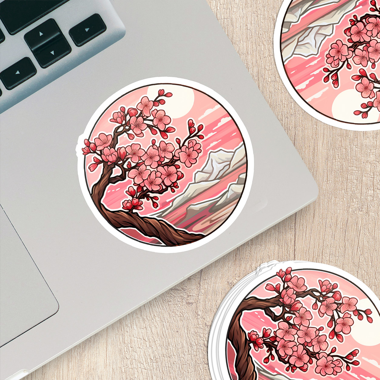 Copy of Cherry Blossom Vinyl Sticker – Embrace Nature's Beauty Anywhere You Go!